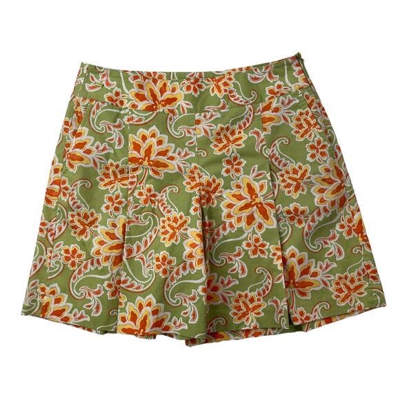 Liz Claiborne Liz Golf Women's Size 8 Audra Floral Stretch Side‎ Closure Shorts - Picture 1 of 12